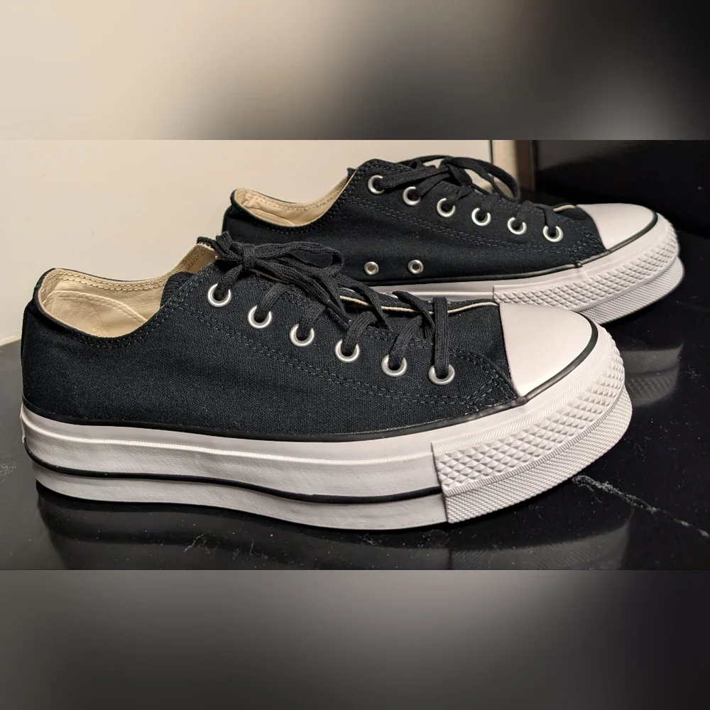 Converse Chuck Taylor All Star Lift OX Low Top Sneakers Size 10 Used Exc - Picture 5 of 11